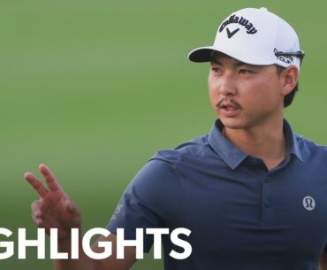 Min Woo Lee shoots 6-under 66 | Round 2 | The American Express | 2024