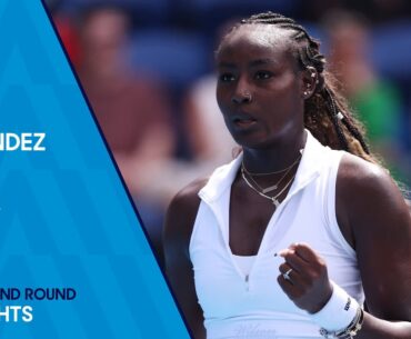 Leylah Fernandez v Alycia Parks Highlights | Australian Open 2024 Second Round