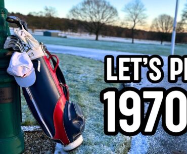 1970's GOLF MATCH what's in the bag?...