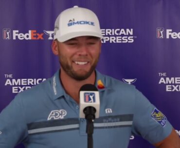 Sam Burns Friday Flash Interview 2024 The American Express