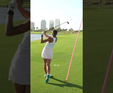 UNBELIEVABLE DRIVE 🔥 #shorts #golfswing #golf #golfgirl