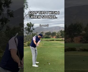 GOLF TIPS I WISH I KNEW SOONER.. #golftips