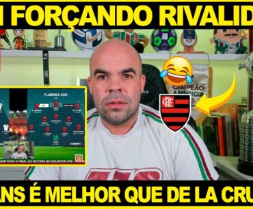 VAMOS RIR! ANTI FORÇANDO RIVALIDADE COM O FLAMENGO! "David Terans é Melhor que o De La Cruz"