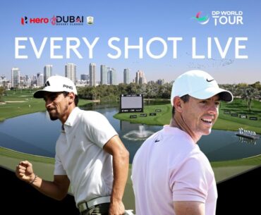 LIVE | Rory McIlroy and Joaquin Niemann | 2024 Hero Dubai Desert Classic
