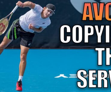 Alex De Minaur Serve Analysis- Don't Do This!