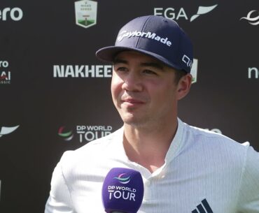 Michael Thorbjornsen Friday Flash Interview Day 2 2024 Hero Dubai Desert Classic