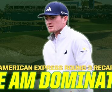 Amateur Nick Dunlap Leads the Way - 2024 AMERICAN EXPRESS Round 3 Recap | The First Cut Podcast