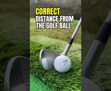USE THIS TO get the PERFECT DISTANCE FROM THE GOLF BALL #alexelliottgolf #golftips #golfadvice #golf