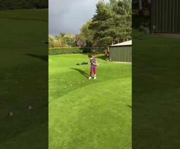 In the Zone… #golf #kids #golfswing #golfer #tiktok #golfgirl #ytshorts #viral #wow #MelodieMcNeil