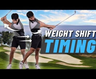 Weight Shift Timing in the Golf Swing