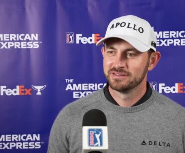 Patrick Cantlay Saturday Flash Interview 2024 The American Express