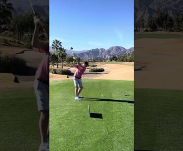 Tee shot on the 15th Hole at the Nicklaus Tournament Course Before the American Express