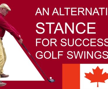 an alternative stance for successful golf swings (CA)