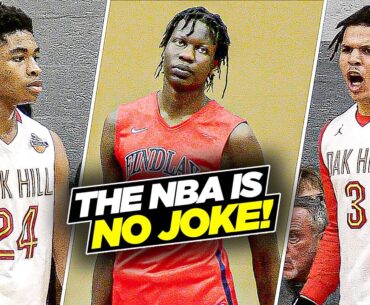 This Is Why The NBA Is NO JOKE... NBA Bench Players DESTROYING EVERYONE In High School