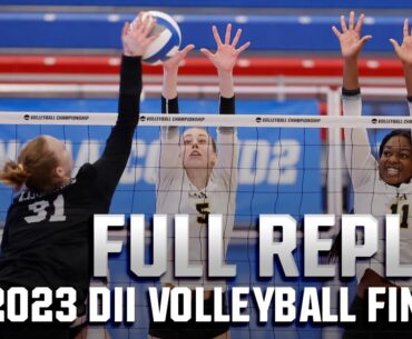 West Texas A&M vs. Cal State LA: 2023 NCAA DII women's volleyball championship | FULL REPLAY