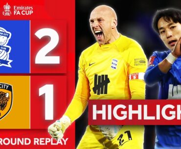 Miyoshi Last Minute Winner! | Birmingham City 2-1 Hull City | Highlights | Emirates FA Cup 2023-24