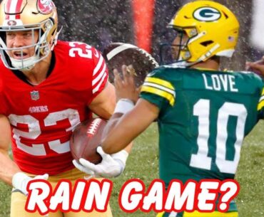 Will Rain Even the Playing Field in the 49ers' Packers Divisional Round Playoff Game?