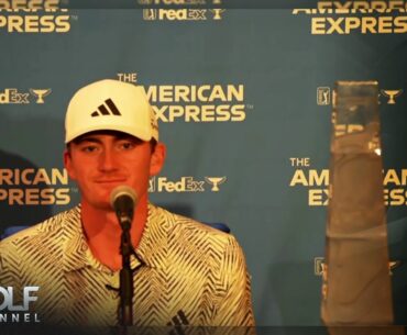 Nick Dunlap: Nothing went as expected in American Express win (FULL PRESSER) | Golf Channel