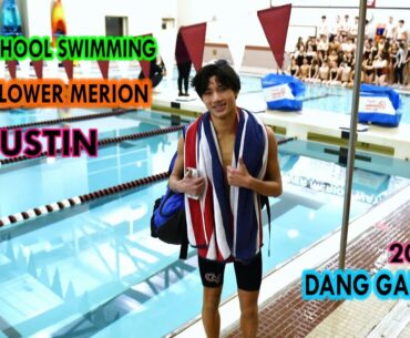 HIGH SCHOOL SWIMMING: GV vs. LOWER MERION DUAL SWIM MEET || JUSTIN