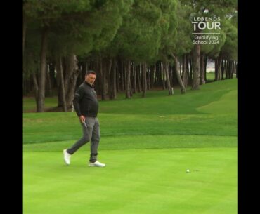 Peter Wilson - Approach to the 10th | Q-School 2024 - Final Stage  #golf