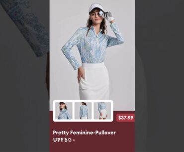 women's golf shirt and dress made with lightweight, breathable fabric#golfclub #golfgirl -ida-1116-5