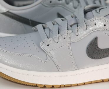 Nike Air Jordan 1 G Golf Shoes - Wolf Grey/Iron Grey/White/Gum