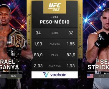 Israel Adesanya x Sean Strickland | LUTA COMPLETA | UFC 297