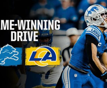 Entire GAME-WINNING drive from Detroit Lions Wild Card win vs. Los Angeles Rams