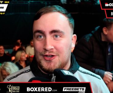 Luke Littler PREDICTS Tyson Fury vs. Oleksandr Usyk, Talks 9 Darter