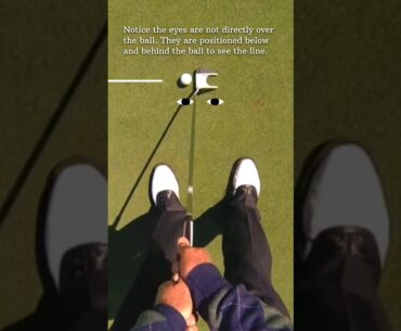 POV PUTTING TIPS | Tom Watson #shorts #golf #golftips #subscribe