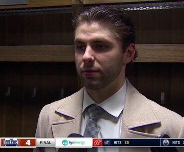 Adam Fantilli spoke about playing against Connor McDavid and Edmonton's long winning streak.