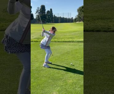 far drive! #girlpower #golf #golfing #golfgirl #drive #ladygolfers