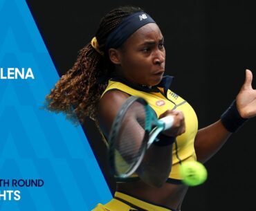 Magdalena Frech v Coco Gauff Highlights | Australian Open 2024 Fourth Round