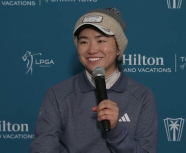 Rose Zhang Wednesday Press Conference 2024 Hilton Grand Vacations Tournament of Champions