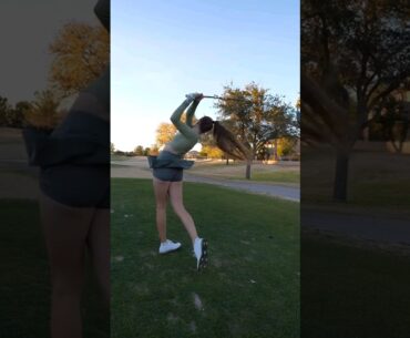 Claire Bear #golf #golfswing #shorts