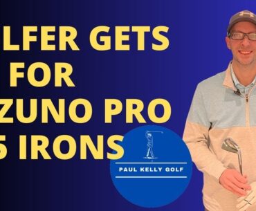 MIZUNO PRO 245 IRON FITTING |  Golfer gains accuracy, consistency and 15 yards.
