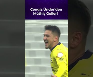 🔥 Cengiz Ünder'den 3 Muhteşem Gol Birden!  #shorts #fenerbahçe #cengizünder