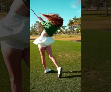 Claire Bear #golf #golfswing #shorts