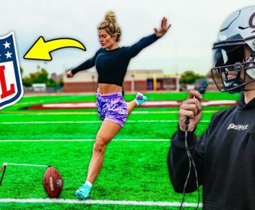 I Taught Her How To Kick Field Goals (SHE'S BETTER THAN ME)