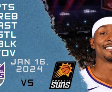 Bradley Beal player Full Highlights vs KINGS NBA Regular season game 16-01-2024