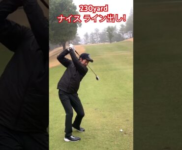 ドラコン石黒プロが魅せる230yardライン出しshot✨️ #jpda #ドラコン #golf #だぶるてぃー