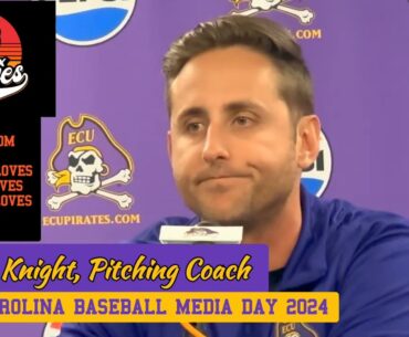ECU BASEBALL MEDIA DAY 2024: AUSTIN KNIGHT, PITCHING COACH #eastcarolina #ecupirates #d1baseball