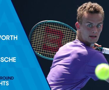 James Duckworth v Luca Van Assche Highlights | Australian Open 2024 First Round