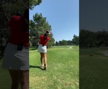 Aimee's effortless driver golf swing #Shorts