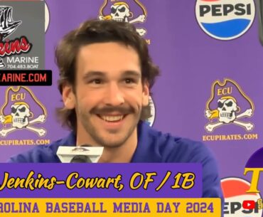 ECU BASEBALL MEDIA DAY 2024: JACOB JENKINS-COWART, OF / 1B #eastcarolina #ecupirates #d1baseball
