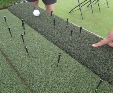 New STI Camo Tee Up Turf for Golf Simulators at the PGA Merchandise Show 2024 Demo Day