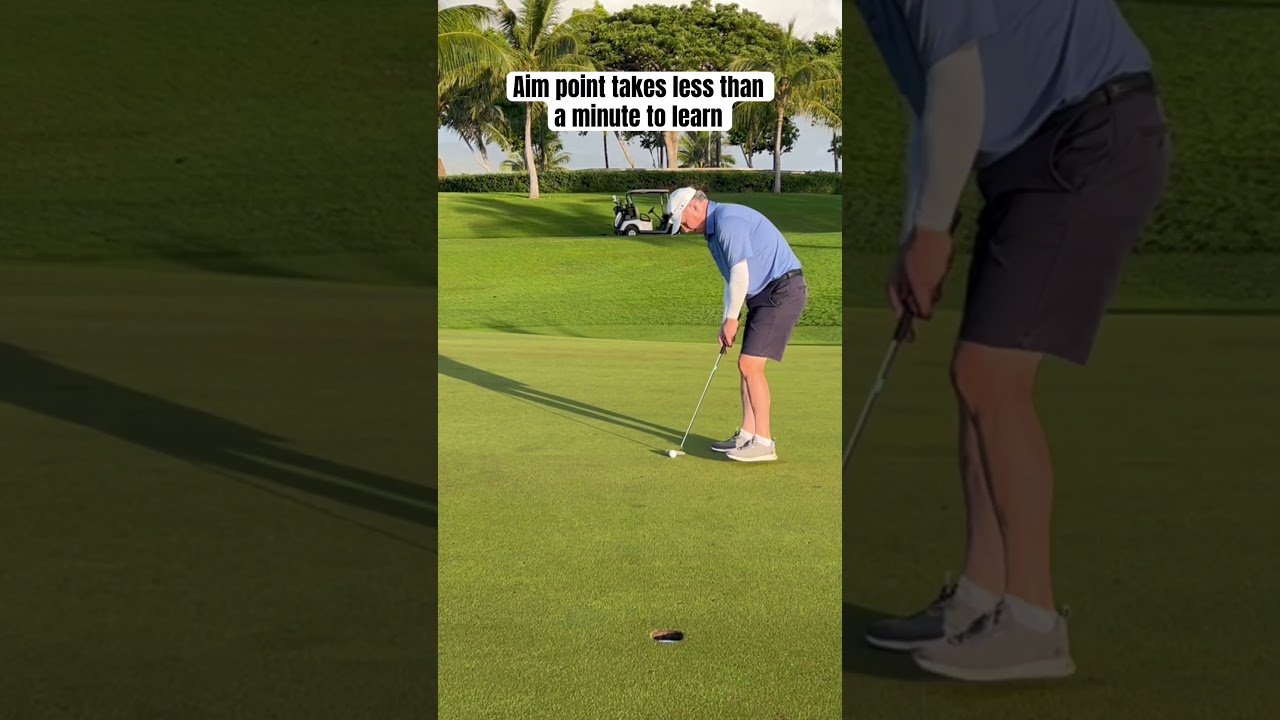 Aim point putting example | golf tips and techniques Aim point putting example | golf tips and techniques