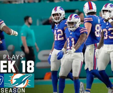 Buffalo Bills Top Plays vs. Miami Dolphins | 2023 Regular Season Week 18 | AFC East Champions