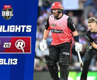 Hobart Hurricanes v Melbourne Renegades | BBL|13