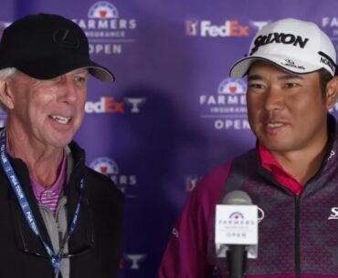 Hideki Matsuyama Wednesday Japanese Flash Interview 2024 Farmers Insurance Open